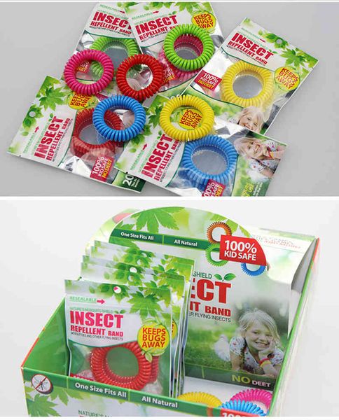 100 pièces Anti moustique insectes insectes bande Bracelet Camping extérieur nouveau répulsif tueur sans danger pour bébé enfants répulsif poignet cheveux