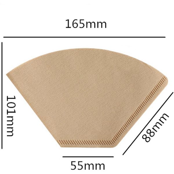 Unids/bolsa de madera Original de 100, papel de goteo manual, filtro de café Espresso, paquetes de filtro de café, filtro de bolsa de té, infusor de té verde, gran oferta