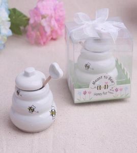 100 pièces en céramique destiné à l'abeille Pot de miel Pot de miel faveurs de mariage faveurs de douche de bébé SN8025118874