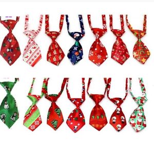 100 pièces vacances de noël chien cravate réglable beau noeud papillon cravate fournitures de toilettage Y1071402901