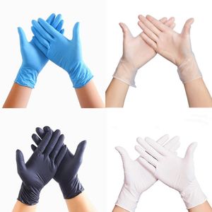 100 pièces gants en Latex jetables gants en PVC lave-vaisselle cuisine Latex caoutchouc gants de jardin XL/L/M/S universel pour le nettoyage à la maison