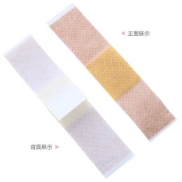 100 pcs Bandages imperméables jetables Bandages adhésifs en plâtre en plâtre semi-aide d'hémostase Band Autocollants stériles