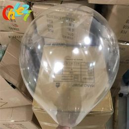 100 pc's hoge kwaliteit transparante latex ballon 12 inch 2.8 High TransparencyG Ballon verjaardag trouwfeest decoratie douche T200526