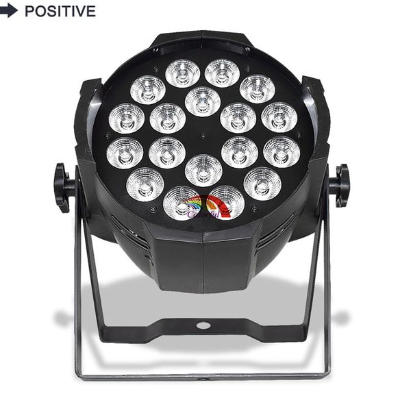 Éclairage de scène professionnel 18x10W Quad couleur 4 en 1 RGBW LED PAR 64, en Stock