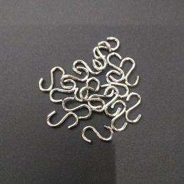 100 stuks sieradenhaken draperie kleerhangers kleine mini-rekken roestvrij staal