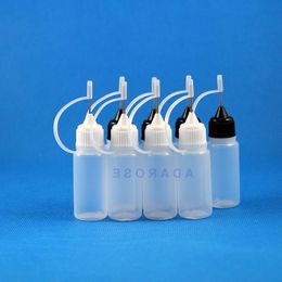 100 Stks/partij 10 ML LDPE Plastic Druppelflesje Met Metalen Naald Tip Cap voor e-sigaret Vapor Squeezable Sqjxq
