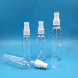 100 stks/partij Gratis Verzending 50 60 100 120 150 ml Clear Hervulbare Plastic Spray Parfumflesjes Lege Cosmetische Vhhdd