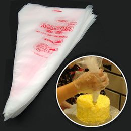 100 stks / partij Small-sized 17x26cm Cake Cream Decorating Disposable ICing Patry Dispoable Piping Bag Mold E00775
