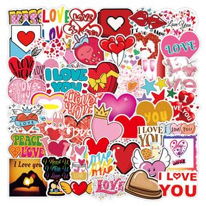 100 Uds pegatinas de amor te amo pegatinas de grafiti para equipaje DIY Laptop Skateboard motocicleta bicicleta pegatinas E-252