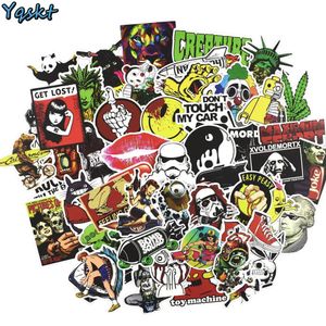 100 Pcs Mixte Autocollants De Mode pour Planche À Roulettes Vélo Moto Car Styling Ordinateur Portable Décor À La Maison Stickers Mignon Graffiti DIY Autocollant LJ201019