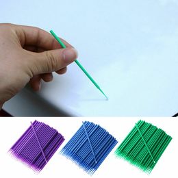 100 PCS Paintborstels Verf Touch-up Pen Wegwerp Tandheelkunde Kleine Tip Applicator Stick Stick CAR Maintenance Tools