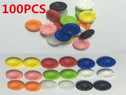 100 Stks Rubber Siliconen Cap Thumbstick Thumt Stick Cover Case Huid Joystick Grip Grips voor PS4 PS3 PS2 Xbox 360 Eén Controller