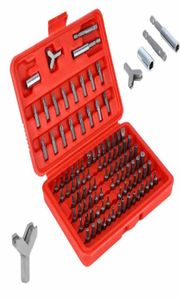 100 PCS Bit de sécurité Bit de tournevis Set Torx Star Pozi Hex Tamper Proof Bolts QCGJ0199325963313998