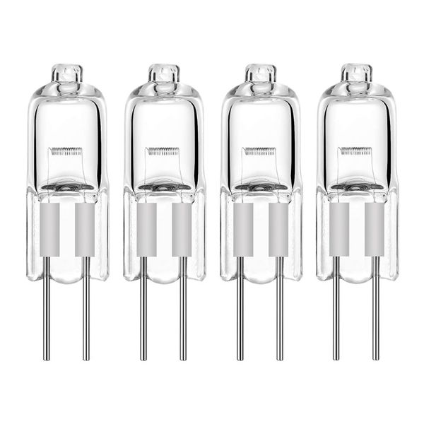 100 Pcs Ultra Lumineux G4 Halogène Ampoules Blanc Chaud 12V 20W Lampe Blubs JC Type éclairage intérieur lampes halogènes 12 V ampoule