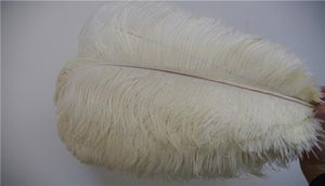 100 PCSLOT IVORY Ostrich Feather Plume voor bruiloft middelpunt feest feestelijke aanbod decor2740814