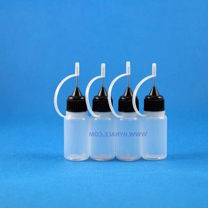 100 stuks 8 ML Hoge Kwaliteit LDPE Metallic Naald Tip Cap dropper flessen Voor e sigaret Vapor Squeezable laboratorium Wraev