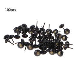 100 stuks antieke decoratieve tacks ronde voor hoofd pushpin meubels bekleding nagel voor sofa home diy decor hardware