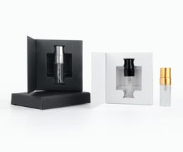 100 stukslot 3 ml verpakkingsdozen mini -parfumfles met verstuiver en glazen parfumfles 9545797