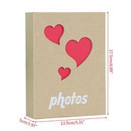100 poches 4x6 pouces Photo Album Image de stockage pour enfants Enfants Scrapbo Y5GB