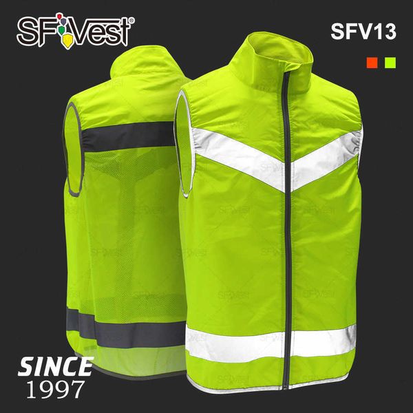 Gilet réfléchissant 100% Polyester maille pas cher en gros vélo gilet de sécurité vêtement conception personnalisée motards vêtements de cyclisme vêtements