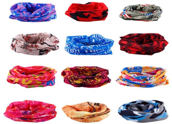 100 Polyester Microfiber Fishana Bandana sans couture tubulaire bandana de vélo de vélo écharpe 2450 cm Bandeau de cyclisme Deportivas6290860