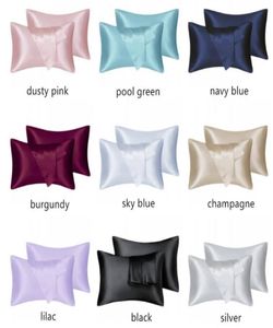 100 Pure Silk Pillowcase Real Silk Pillowcase Natural Silk Pillowcase Mulberry Case Standard Queen King Multicolor Drop6483965