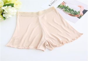 100 pure zijden shorts onder rok korte broek vrouwen shorts vrouwen boxer femme veiligheidsshorts shorty dames broek ondergoed LJ2012257214960