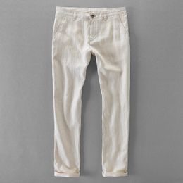 Pantalons décontractés à 100% de qualité pure de qualité marque de pantalons longs mode pour pantalones pantaloni un pantalon 240417