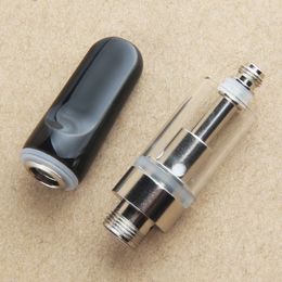 MOQ 10pcs 100% Qualité Cartouche d'huile épaisse Vape Atomiseurs Pyrex Verre Céramique Tête CE3 Tank 0,5 1 ml 510 Cartouches de fil d'énorme vapeur