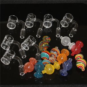 100% Réel 25mm Quartz Banger Nail Divers avec Spinning Carb Cap Femelle Mâle 10mm 14mm 18mm pour Dab Rig Bong