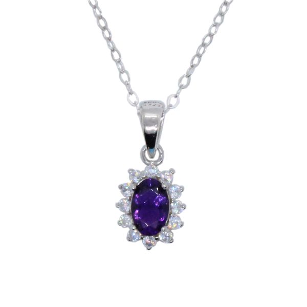 Pendentif en améthyste 100% véritable pour jeune fille, 0,4 ct, qualité VVS, collier en améthyste naturelle, cadeau pour femme