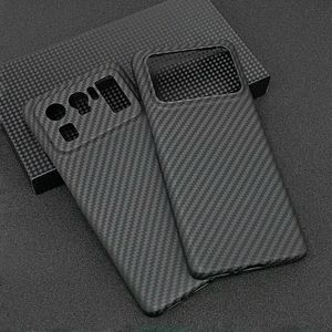 100% Real Aramid Carbon Fiber Ultra Slim Light Cases Cover voor Xiaomi Mi 11 Pro Ultra /10/10s/9