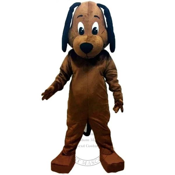 Disfraz de Mascota de perro con figura real de 100%, disfraz de felpa de Anime, ropa de actuación de Carnaval, vestido elegante