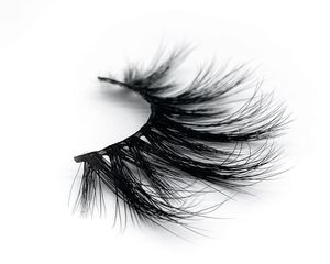 100 ECHTE MINK EWELASH 25MM 3D Make -up Lash Soft Natural Long Make -up Dikke dramatische nep wimperuitbreiding Beauty Tools 15 Styles2002977