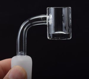 100% cuarzo real Banger 4 mm de espesor 9045 grados Clavo sin hogar 14 mm 18 mm macho hembra Bangers bong