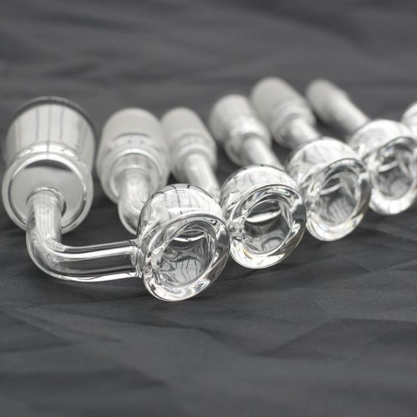 100% véritable Quartz Banger narguilé meulage bouche bong 90 degrés femelle mâle 10mm 14mm 18mm joint 4mm d'épaisseur mur clou sans dôme