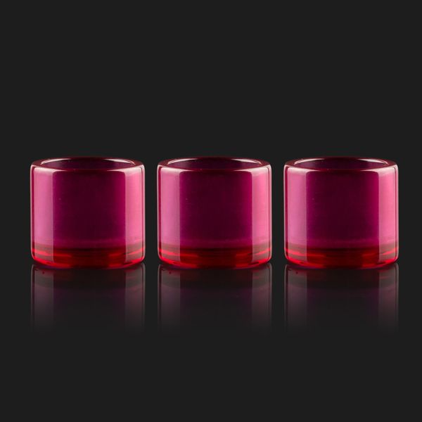 Narguilés 100% Ruby Insert épais Banger bols de remplacement pour 10mm 14mm 18mm clou de quartz Domeless Hookahs Bong en verre