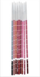 100 SACE 12PCSLOT LIP CURT Kit 12 couleurs imperméable Nouvelle lèvre longlasting Pen3408204