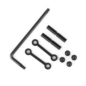 100 Sets 0.154 Anti Lopen Rotatie Pinnen Set Tactische Accessoires Hoge Precisie Niet-Roterende Zwarte Hamer Trigger Schroeven pin