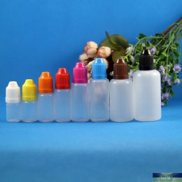 100 Sets 15 ml (1/2 oz) Plastic Druppelflesjes KIND Proof Caps Tips PE LDPE E Voor Vapor Cig Vloeistof 15 ml Classic