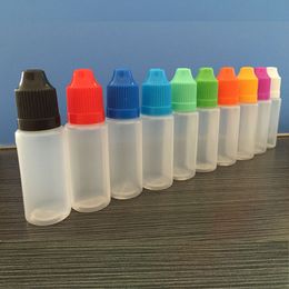 100 sets 15 ml de botellas de plástico Botturas puntas Pe ldpe e ​​para líquido de vapor 15 ml
