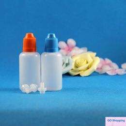 100 Sets 30 ml (1 oz) Plastic Druppelflesjes KIND Proof Caps Tips LDPE Voor E Vapor Cig Vloeistof 30 ml Classic