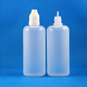 100 Sets/partij 100 ml Plastic Druppelflesjes Kindveilige Lange Dunne Tip PE Veilig Voor e Vloeistofdamp Vapt Sap e-Liquide 100 ml Tvdgx