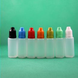 100 Sets/partij 20 ml Plastic Dropper Flessen Kind Proof Lange Dunne Tip PE Veilig Voor e Liquid Vapor Vapt sap e-Liquide 20 ml Xmntv