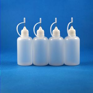 100 Sets/partij 50 ml Plastic Dropper Flessen Metalen Naald Caps Rubber Veilig Tip LDPE E Sigaret Damp Vloeibare Flux Inkt 50 ml Crmso
