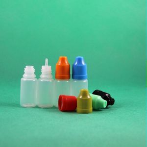 100 ensembles / lot 8 ml bouteilles de compte-gouttes en plastique