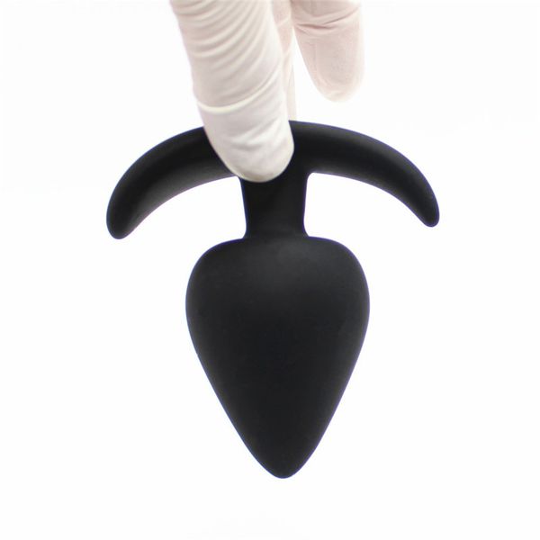 100% Material de silicona enormes tapones para los glúteos juguetes eróticos anales sexy para productos para adultos masajeador anal impermeable herramientas ual