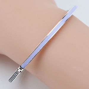 100% Sterling zilveren armband 925 Dorapang epoxy CZ Clear Purple Crystal Armband Hanger Charm Bead Fits DIY Wholesale Fabrikanten Gift