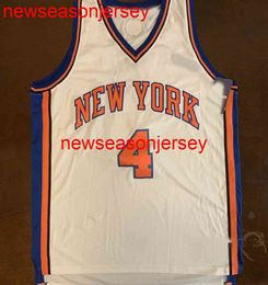 100% cousu # 4 Chauncey Billups Basketball Jersey blanc Hommes Femmes Jeunesse Numéro personnalisé nom Maillots XS-6XL