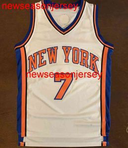 100% gestikt Carmelo Anthony basketbalshirt Heren Dames Jeugd Custom Nummernaam Jerseys XS-6XL